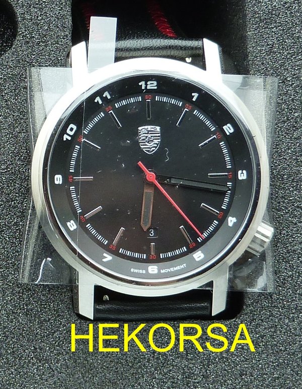 Porsche Essential Uhr Edition 911 Classic Set Wechselarmbänder Armbanduhr WAP0700010J