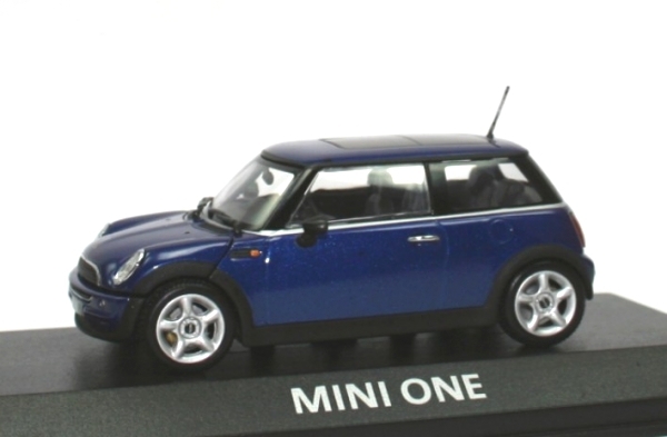 1:43 Mini One R50 2001-2006 blau met. Minichamps 80420147380BL