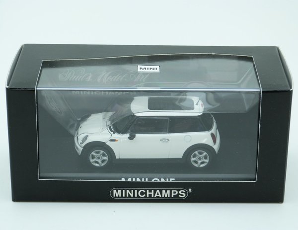 1:43 Mini One R50 2001-2006 aspenweiß Minichamps 80420147380AW