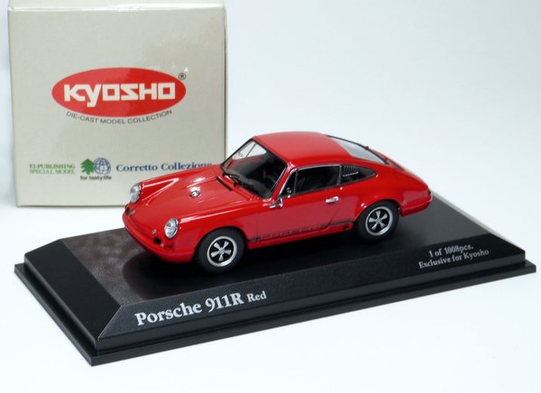 1:43 Porsche 911R 911 R 1967 Urmodell Classic rot Kyosho 03172R