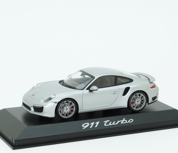 1:43 Porsche 911 Turbo 991 2013 GT-silver Minichamps WAP0203660E