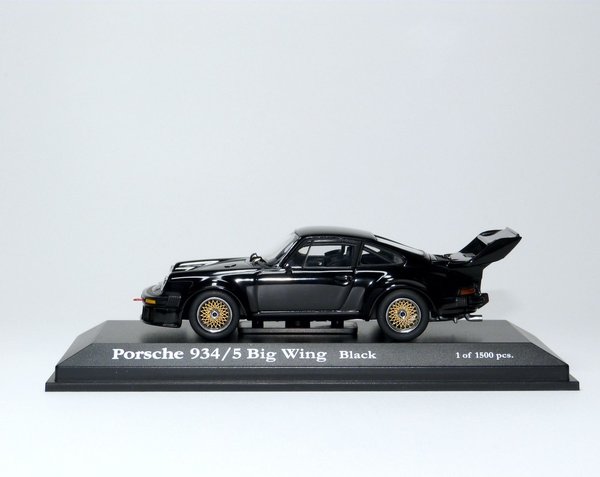 1:43 Porsche 934 934/5 Big Wing Turbo RSR 930 schwarz Kyosho S003002