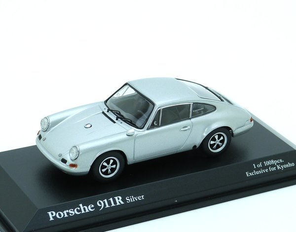 1:43 Porsche 911R 911 R 1967 Urmodell Classic silber met. Kyosho 03172S