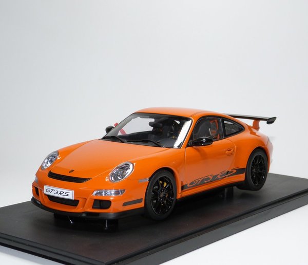 1:18 Porsche 911 GT3 RS 997 2006-2009 orange schwarz AUTOart 77991