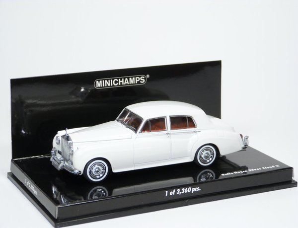 1:43 Rolls-Royce Silver Cloud II MK2 Limousine 1959-1962 weiß Minichamps 436134900