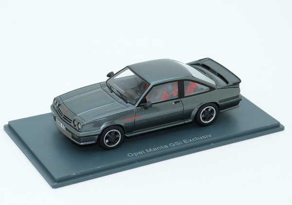 1:43 Opel Manta B GSi Exclusiv 1985-1988 anthrazit grau met. NEO Scale Models 45470