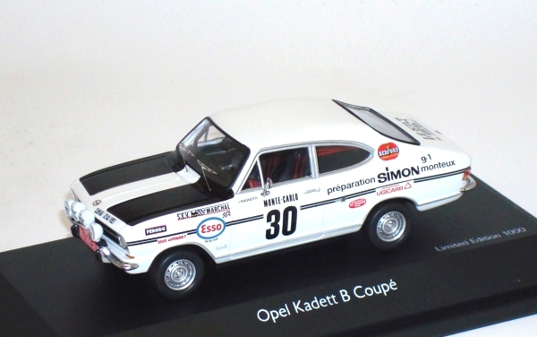 1:43 Opel Kadett B Rallye Monte Carlo 1970 #30 Jean Ragnotti Pierre Thimonier Schuco 3514