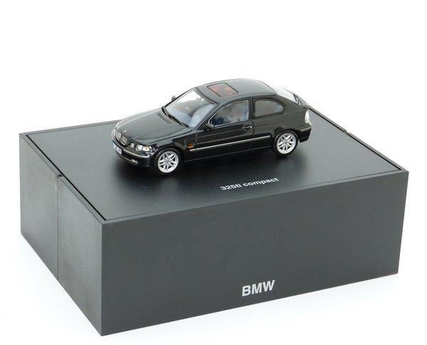 1:43 BMW 325ti 3er Compact E46 2001-2004 saphirschwarz met. Minichamps 80420029835
