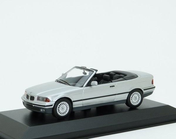 1:43 BMW 3er Cabriolet E36 1993-1996 silber met. Maxichamps by Minichamps 940023330
