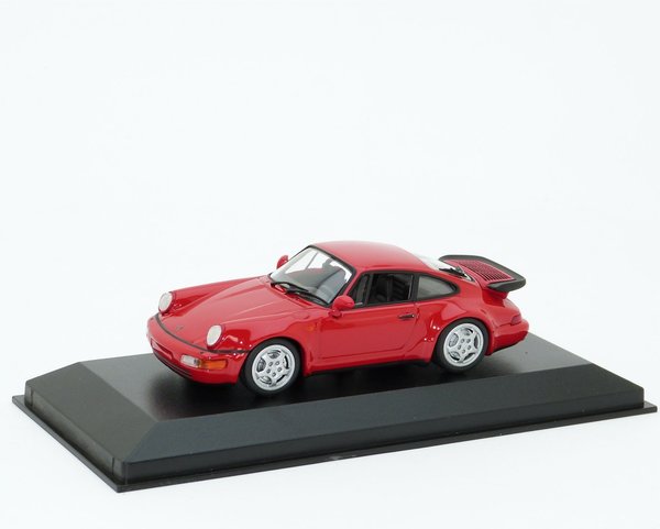 1:43 Porsche 911 Turbo 964 1990 indischrot Maxichamps by Minichamps 940069102