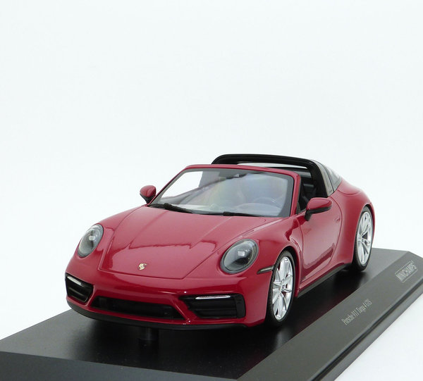 1:18 Porsche 911 Targa 4 GTS 992 2021 karminrot Minichamps 155061062